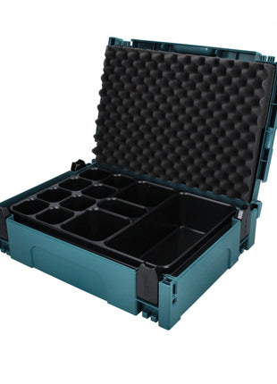 Makita Makpac 1 + uniwersalna wkładka z 12 tacami ( P-83674 ) do małych części