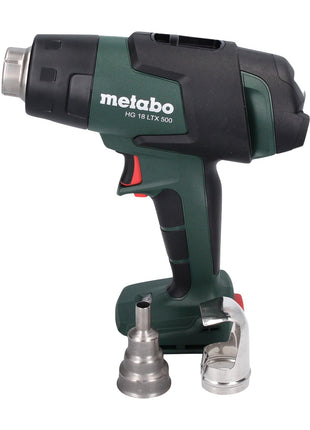 Metabo HG 18 LTX 500 Akku Heißluftgebläse 18 V 300 - 500 °C + 1x Akku 5,5 Ah + MetaBox - ohne Ladegerät - Toolbrothers