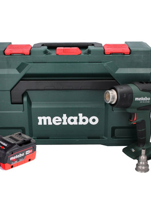 Metabo HG 18 LTX 500 Akku Heißluftgebläse 18 V 300 - 500 °C + 1x Akku 8,0 Ah + MetaBox - ohne Ladegerät - Toolbrothers