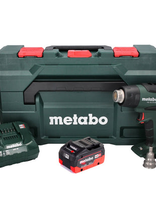 Metabo HG 18 LTX 500 Akku Heißluftgebläse 18 V 300 - 500 °C + 1x Akku 8,0 Ah + Ladegerät + MetaBox - Toolbrothers