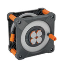 Brennenstuhl professionalLINE Kabeltrommel mit Rundum Überrollschutz ( 9201500100 ) 50 m 4 Steckdosen IP44 BGI 608