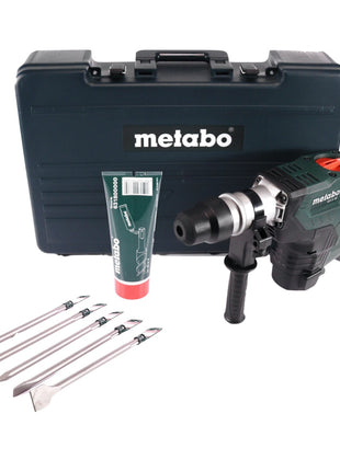 Metabo KH 5-40 Kombihammer Set 1100 W 7,1 J SDS Max ( 691057000 ) + Meißel Set 5 tlg. + Koffer