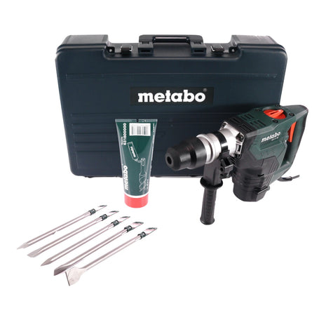 Metabo KH 5-40 Kombihammer Set 1100 W 7,1 J SDS Max ( 691057000 ) + Meißel Set 5 tlg. + Koffer