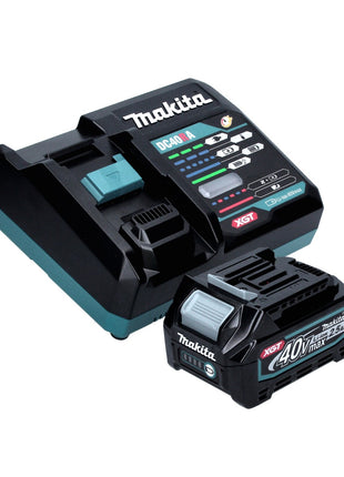 Makita GA 005 GD101 Akku Winkelschleifer 40 V max. 125 mm Brushless  XGT + 1x Akku 2,5 Ah + Ladegerät + Absaughaube + Makpac