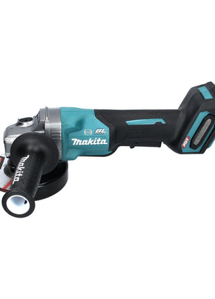 Amoladora angular a batería Makita GA 013 GD101 40 V máx. 125 mm sin escobillas XGT + 1x batería 2,5 Ah + cargador + campana de aspiración + Makpac