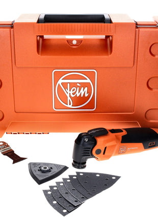 FEIN MultiMaster MM 500 PLUS Oszillierer 350 W Starlock Plus ( 72296762000 ) + Schleifplatten Set + Koffer