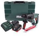 Metabo KHA 18 LTX Akku Kombihammer 18 V ( 600210860 ) + 2x Akku 10,0 Ah + Ladegerät + Koffer