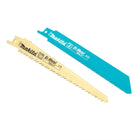 Makita 2er Pack Sägeblätter für Reciprosäge Säbelsäge JR 3050 3060 3070 BJR DJR 181 182 183 185 - Toolbrothers