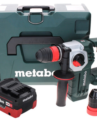 Metabo KHA 18 LTX BL 24 Martillo combinado a batería Quick 18 V 2,2 J SDS-plus sin escobillas (600211840) + 1x batería 10,0 Ah + MetaLoc - sin cargador