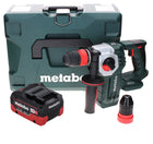 Metabo KHA 18 LTX BL 24 Martillo combinado a batería Quick 18 V 2,2 J SDS-plus sin escobillas (600211840) + 1x batería 10,0 Ah + MetaLoc - sin cargador