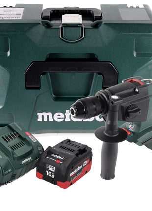 Metabo SBE 18 LTX Akku Schlagbohrmaschine 18 V 24 Nm ( 600845840 ) + 1x 10,0 Ah Akku + Ladegerät + MetaLoc