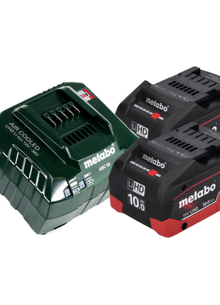 Scie sauteuse Metabo STA 18 LTX 140 avec batterie 18 V + 2x batteries 10,0 Ah + chargeur + métaBOX