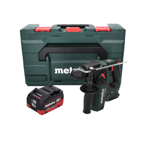 Metabo BH 18 LTX BL 16 akumulatorowa wiertarko-wkrętarka udarowa 18 V 1,3 J SDS-plus Brushless + 1x akumulator 10,0 Ah + MetaBOX - bez ładowarki