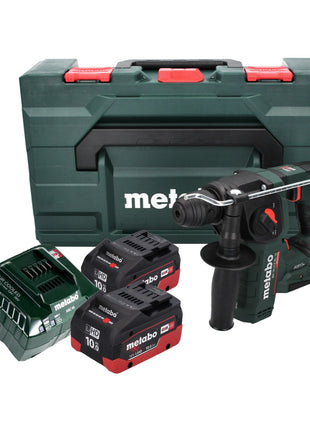 Metabo BH 18 LTX BL 16 akumulatorowa wiertarko-wkrętarka udarowa 18 V 1,3 J SDS-plus Brushless + 2x akumulator 10,0 Ah + ładowarka + MetaBOX