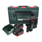 Metabo BH 18 LTX BL 16 akumulatorowa wiertarko-wkrętarka udarowa 18 V 1,3 J SDS-plus Brushless + 2x akumulator 10,0 Ah + ładowarka + MetaBOX