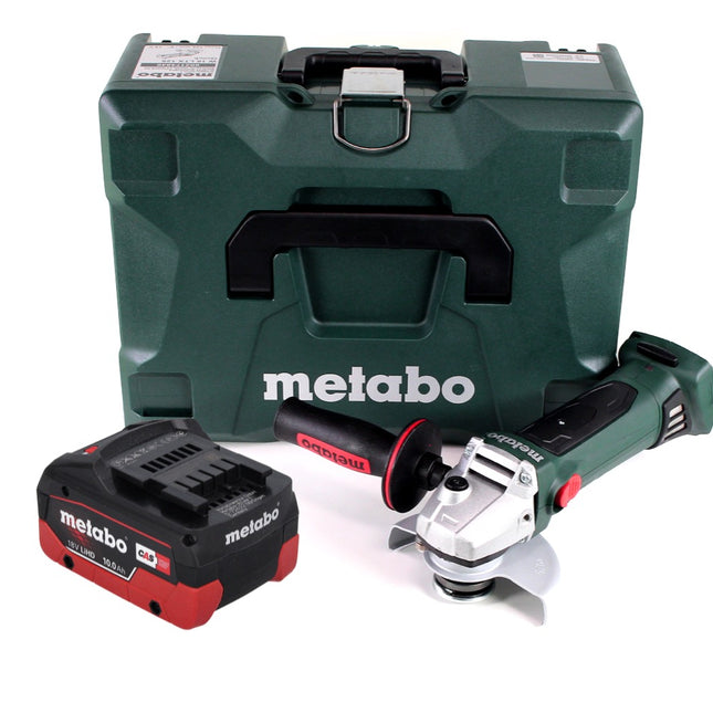 Metabo W 18 LTX 125 Quick Akku Winkelschleifer 18 V 125 mm ( 602174840 ) + 1x 10,0 Ah Akku + MetaLoc - ohne Ladegerät