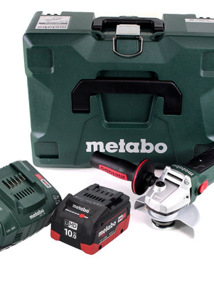 Metabo W 18 LTX 125 Quick Akku Winkelschleifer 18 V 125 mm ( 602174840 ) + 1x 10,0 Ah Akku + Ladegerät + MetaLoc