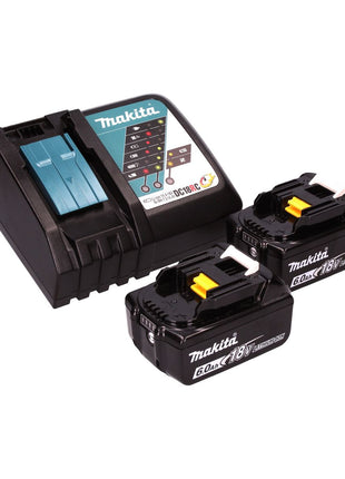 Cisaille à gazon sans fil Makita DUM 168 RG 18 V 16 cm + 2x batteries 6,0 Ah + chargeur