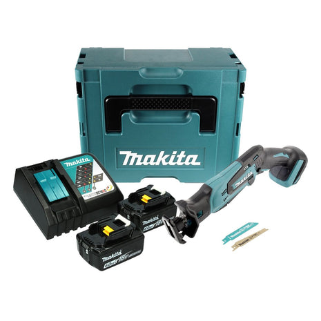 Makita DJR 183 RGJ Akku Reciprosäge 18 V + 2x Akku 6,0 Ah + Ladegerät + Makpac - Toolbrothers