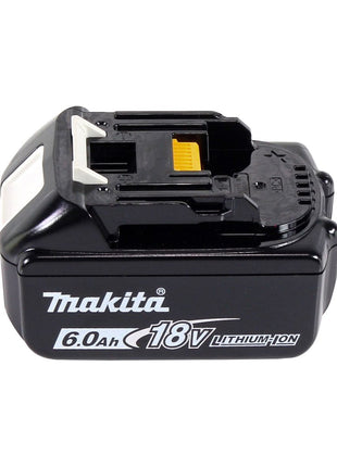 Makita DGA 504 G1J akumulatorowa szlifierka kątowa 18 V 125 mm bezszczotkowa + 1x akumulator 6,0 Ah + Makpac - bez ładowarki