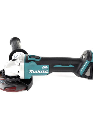 Makita DGA 504 RGJ akumulatorowa szlifierka kątowa 18 V 125 mm bezszczotkowa + 2x akumulator 6,0 Ah + ładowarka + Makpac