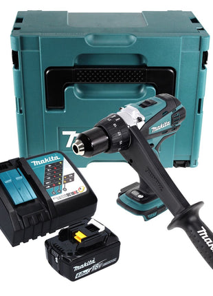 Makita DDF 458 RG1J Akumulatorowa wiertarko-wkrętarka 18 V 91 Nm + 1x akumulator 6,0 Ah + ładowarka + Makpac