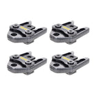 Cęgi zaciskowe szczękowe REMS 4x standardowe M 12 ( 4x 570100 ) do pras promieniowych (z wyjątkiem Mini-Press)