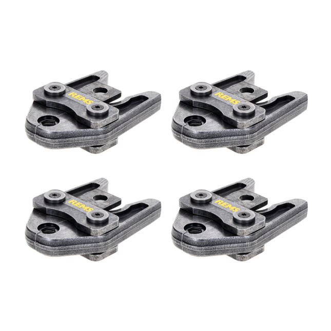 Cęgi zaciskowe szczękowe REMS 4x Standard V 12 ( 4x 570107 ) do pras promieniowych (z wyjątkiem Mini-Press)