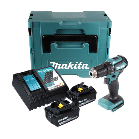 Makita DDF 483 RGJ akumulatorowa wiertarko-wkrętarka 18 V 40 Nm bezszczotkowa + 2x akumulator 6.0 + ładowarka + Makpac