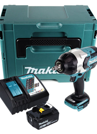 Makita DTW 1002 RG1J akumulatorowy klucz udarowy 18 V 1000 Nm 1/2" bezszczotkowy + 1x akumulator 6,0 Ah + ładowarka + Makpac