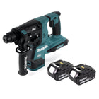 Makita DHR 280 G Akumulatorowa wiertarko-wkrętarka udarowa 36 V ( 2x 18 V ) 2,8 J SDS-plus Brushless + 2x akumulator 6,0 Ah - bez ładowarki