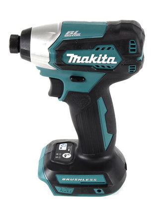 Makita DTD 155 G1J llave de impacto inalámbrica 18 V 140 Nm 1/4" sin escobillas + 1x batería 6,0 Ah + Makpac - sin cargador