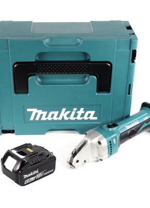 Makita DJS 161 G1J Akku Blechschere 18 V 1,6 mm + 1x Akku 6,0 Ah + Makpac - ohne Ladegerät - Toolbrothers