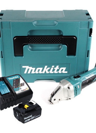 Makita DJS 161 RG1J Akku Blechschere 18 V 1,6 mm + 1x Akku 6,0 Ah + Ladegerät + Makpac - Toolbrothers