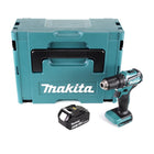 Makita DDF 483 T1J Perceuse-visseuse sans fil 18 V, 40 Nm, Brushless + 1x Batterie 5,0 Ah + Coffret Macpac - sans chargeur