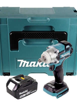 Makita DTW 285 T1J Visseuse à chocs sans fil 18 V 280 Nm 1/2" Brushless + 1x Batterie 5.0 Ah + Coffret Makpac - sans chargeur