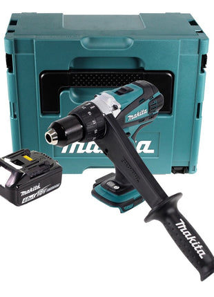 Makita DDF 458 M1J Akku Bohrschrauber 18 V 91 Nm + 1x Akku 4,0 Ah + Makpac - ohne Ladegerät