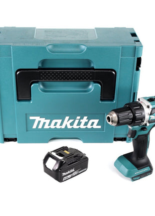 Makita DDF 484 M1J taladro atornillador inalámbrico 18 V 54 Nm sin escobillas + 1x batería 4,0 Ah + Makpac - sin cargador