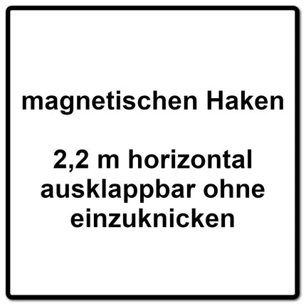 Makita B-57168 Taśma miernicza 10 m w rolce z hakami magnetycznymi