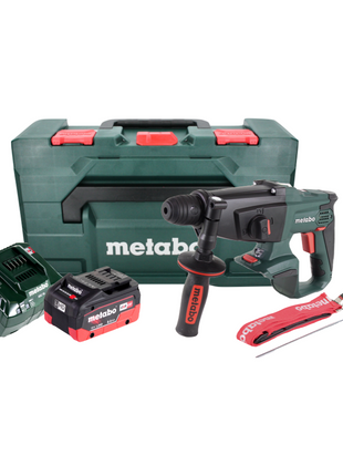 Metabo KHA 18 LTX Akku Kombihammer 18 V 2,2 J SDS Plus + 1x Akku 8,0 Ah + Ladegerät + metaBOX