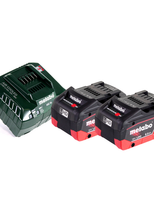 Martillo combinado a batería Metabo KHA 18 LTX 18 V 2,2 J SDS Plus + 2x batería 8,0 Ah + cargador + metaBOX