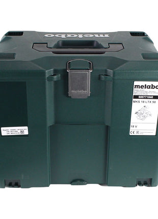 Metabo MKS 18 LTX 58 Akku Metall Handkreissäge 18 V 165 mm + 1x Akku 5,5 Ah + MetaLoc - ohne Ladegerät