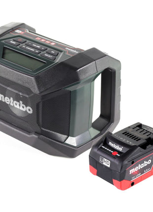 Metabo R 12-18 DAB+ BT Radio de chantier sur batterie 12-18 V DAB+ Bluetooth + 1x batterie 5,5 Ah - sans chargeur