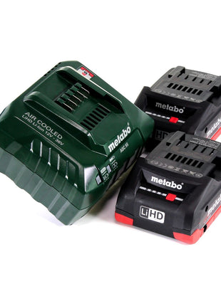 Metabo ASE 18 LTX Scie sabre sans fil 18 V + 2x Batteries 4,0 Ah + Chargeur