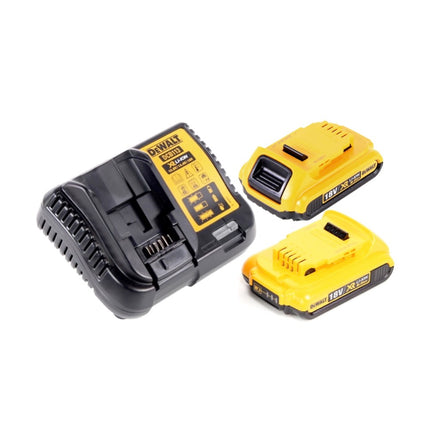 DeWalt DCH 253 D2 Akku Kombi Bohrhammer 18 V 2,1 J SDS plus + 2x Akku 2,0 Ah + Ladegerät - Toolbrothers
