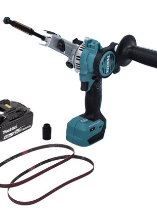 Makita DBS 180 M1 Akku Bandfeile 18 V 9 x 533 mm Brushless + 1x Akku 4,0 Ah - ohne Ladegerät - Toolbrothers