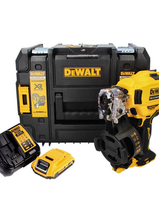 Cloueur à bobine DeWalt DCN 45 RND1 18 V 19 - 44 mm sans balais + 1x batterie 2,0 Ah + chargeur + TSTAK