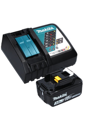 Makita DBS 180 RF1J Akku Bandfeile 18 V 9 x 533 mm Brushless + 1x Akku 3,0 Ah + Ladegerät + Makpac - Toolbrothers