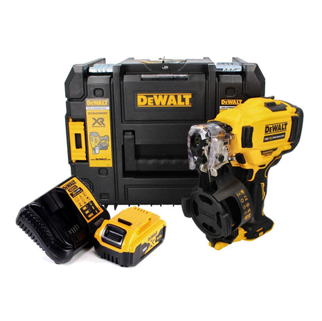 Cloueur à bobine DeWalt DCN 45 RNP1 18 V 19 - 44 mm sans balais + 1x batterie 5,0 Ah + chargeur + TSTAK