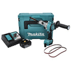 Makita DBS 180 RT1J Akku Bandfeile 18 V 9 x 533 mm Brushless + 1x Akku 5,0 Ah + Ladegerät + Makpac - Toolbrothers